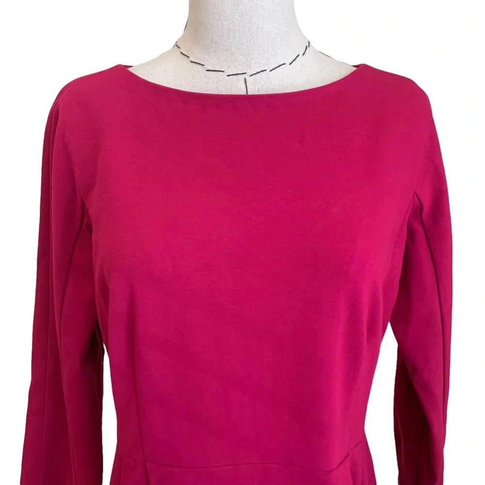 Classic Lafayette 148 New York Sheath Dress Pink sz Small - Picture 2 of 12